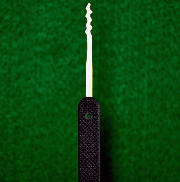 Peterson Lock Pick | Over Reach Wave Rake | Government Steel with Plas