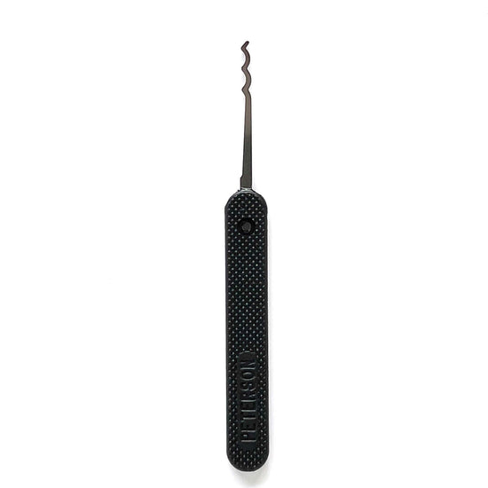 Peterson Bogie 1 Lock Pick Government Steel with Plastic Grip Lock Pick Peterson Manufacturing