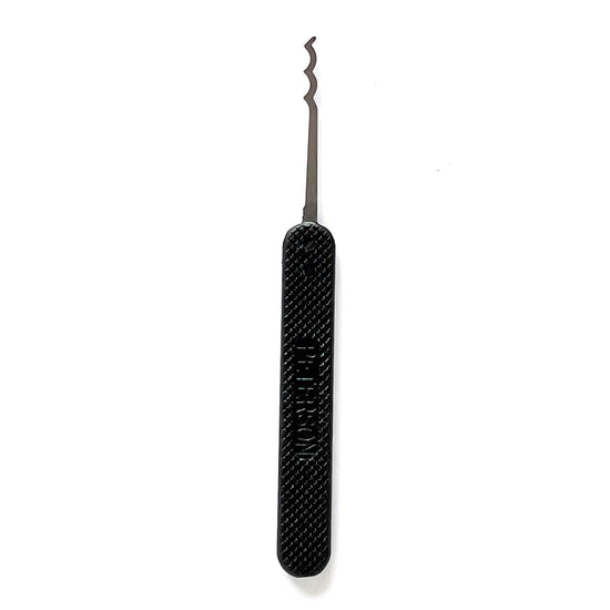 Peterson Bogie 2 Lock Pick Government Steel Plastic Handle Lock Pick Peterson Manufacturing