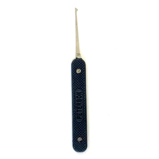 Peterson Lock Pick | Diamond | Government Steel with Rubber Handle Lock Pick Peterson Manufacturing