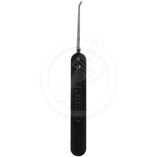 Peterson Lock Pick | Hook 1 | Government Steel with Plastic Handle Lock Pick Peterson Manufacturing