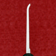 Peterson Lock Pick | Hook 1 | Government Steel with Rubber Handle Lock Pick Peterson Manufacturing