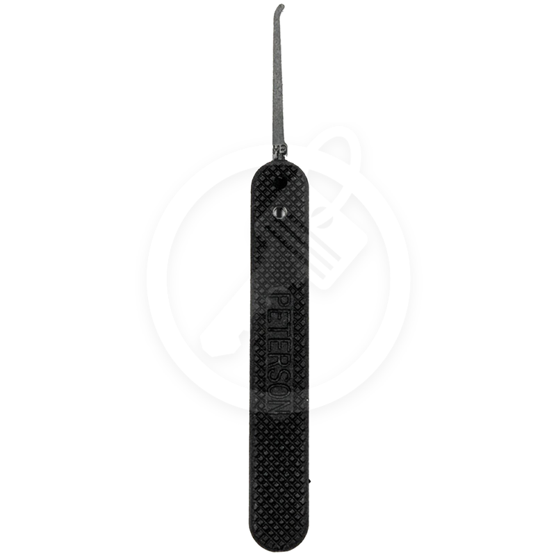 Peterson Lock Pick | Hook 3 | Government Steel with Plastic Handle Lock Pick Peterson Manufacturing