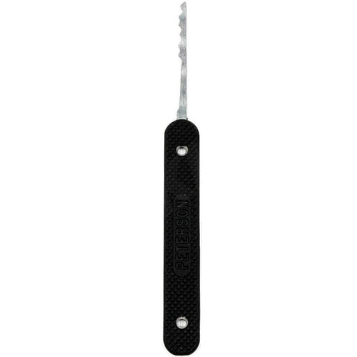Peterson Lock Pick | Long Ripple | Government Steel with Rubber Handle Lock Pick Peterson Manufacturing
