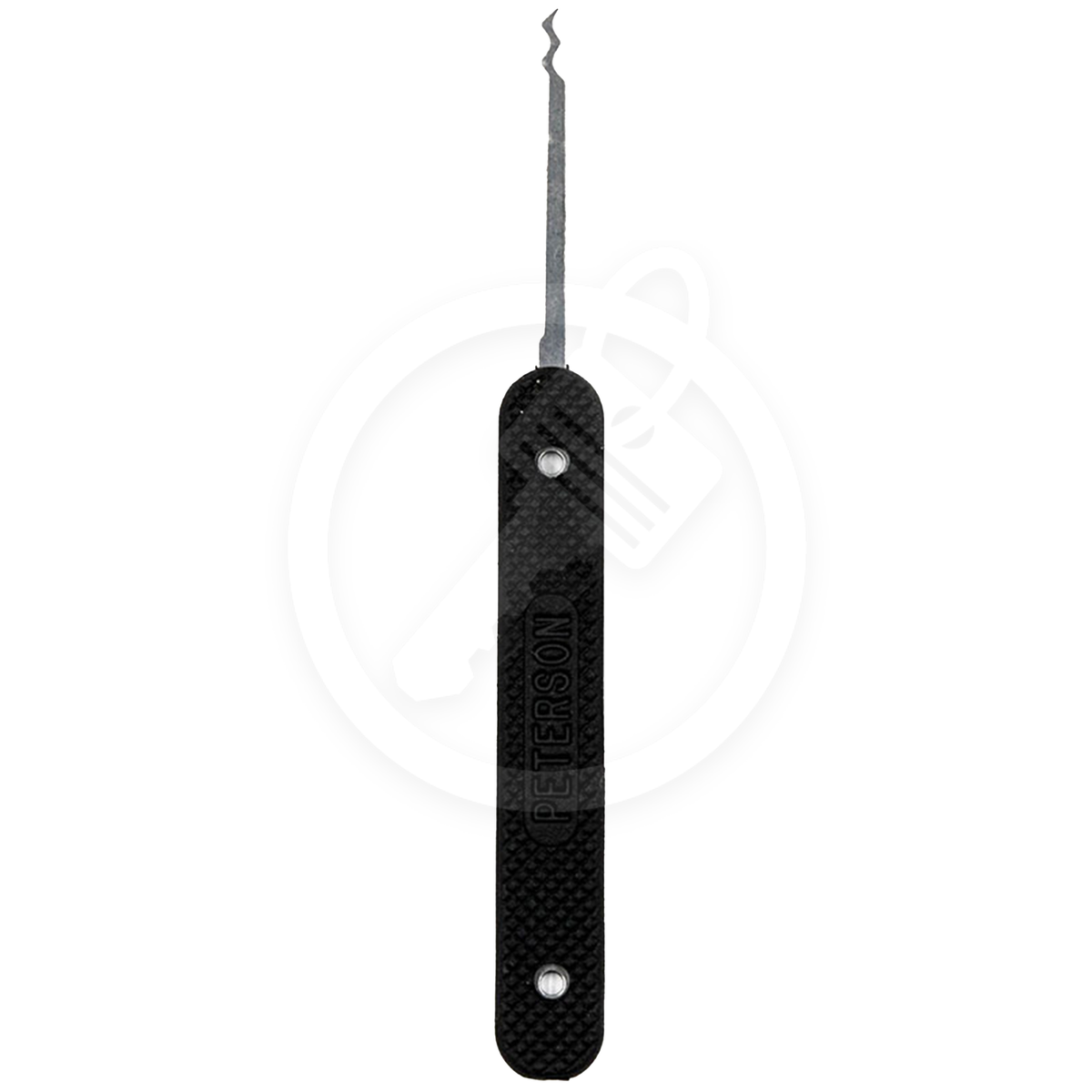 Peterson Lock Pick | Triple Rake | Government Steel with Rubber Handle ...