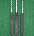 0.025 Thick Bogie Lock Picks Set of 3 Lock Pick Set Peterson Manufacturing
