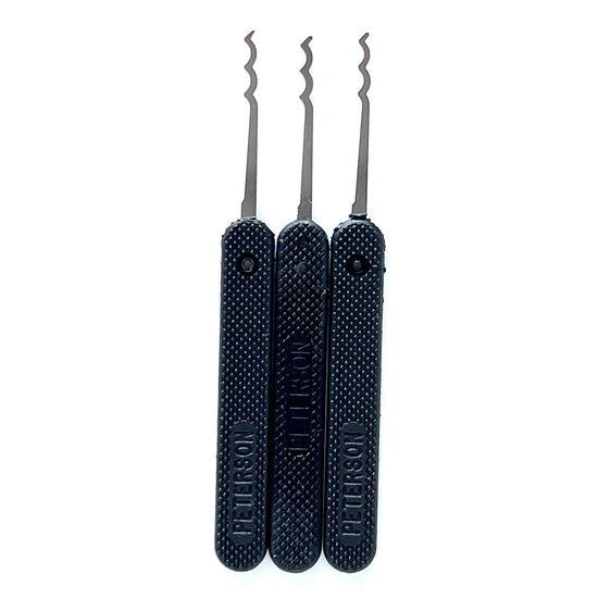 0.025 Thick Bogie Lock Picks Set of 3 Lock Pick Set Peterson Manufacturing
