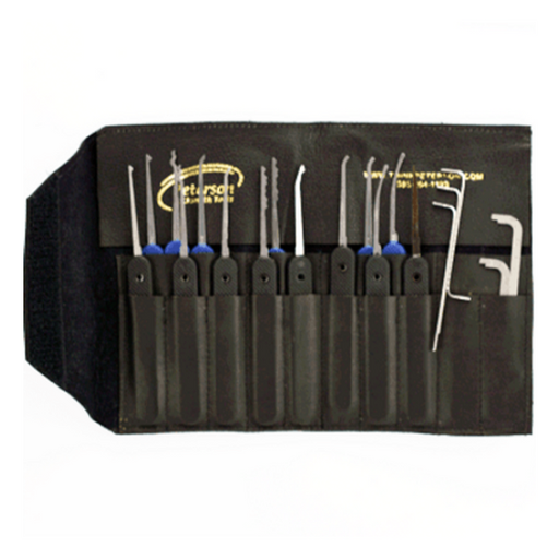 Professional 14 Piece Lock Pick Set Government Steel Lock Pick Set Peterson Manufacturing