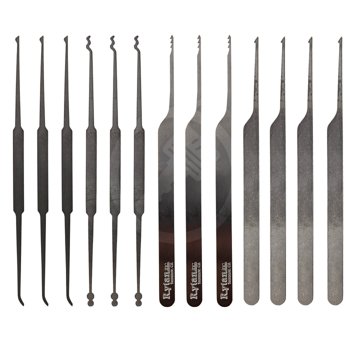Rytan 50pc Lock Pick Set Type-6 w/"Mini-Blue" Lock Pick Set Rytan