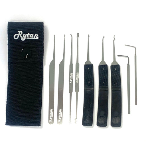 Rytan 9pc Type-1 Lock Pick Set Lock Pick Set Rytan