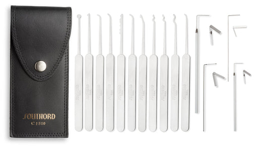 SouthOrd 15pc Slim Line Type Lock Pick Set Lock Pick Set Southord