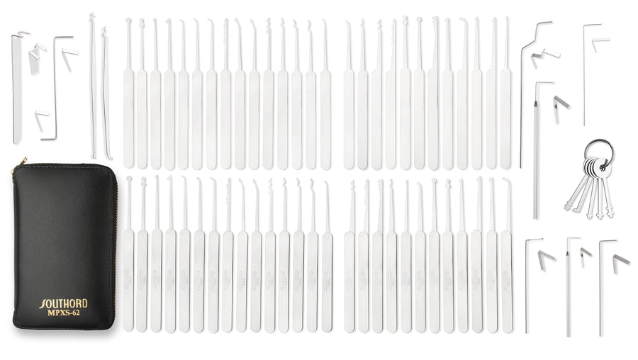 SouthOrd 69pc Lock Pick Set with Metal Handles Lock Pick Set Southord