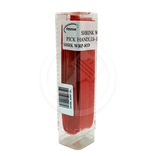 Peterson Lock Pick Shrink Wrap | Shrink Wrap Pick Handles | Red Lock Pick Shrink Wrap Peterson Manufacturing