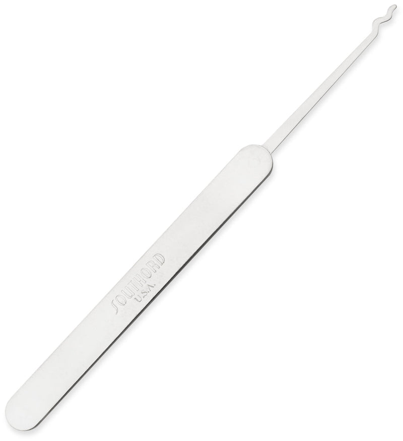 SouthOrd Classic Rake Slimline Lock Pick w/ Metal Handle Lock Pick Exit 10, Inc (Southord)