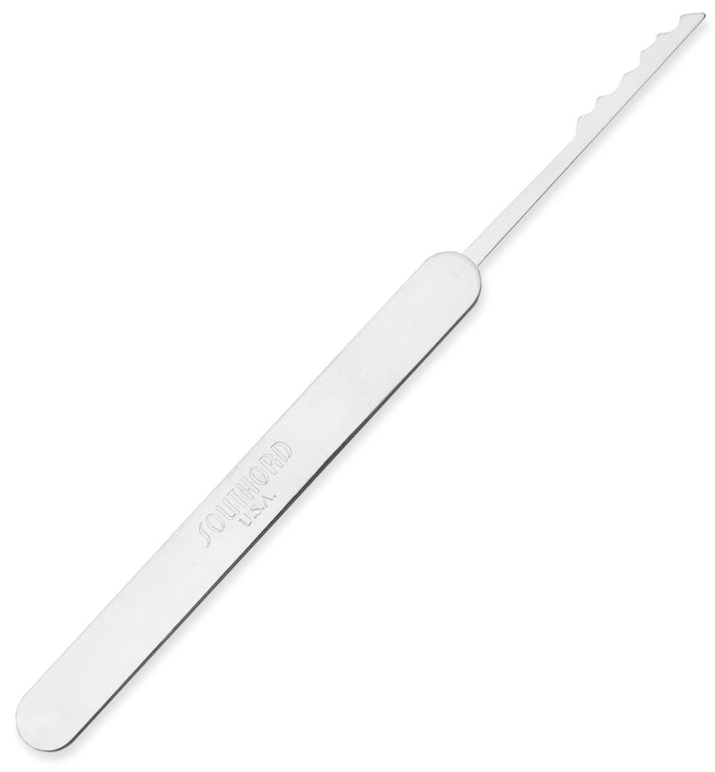 SouthOrd Long Rake Slimline Lock Pick w/ Metal Handle Lock Pick Exit 10, Inc (Southord)