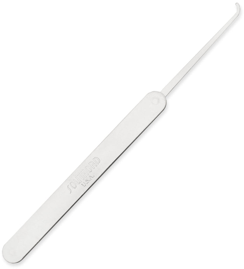 SouthOrd Small Deep Hook Slimline Lock Pick w/ Metal Handle Lock Pick Exit 10, Inc (Southord)