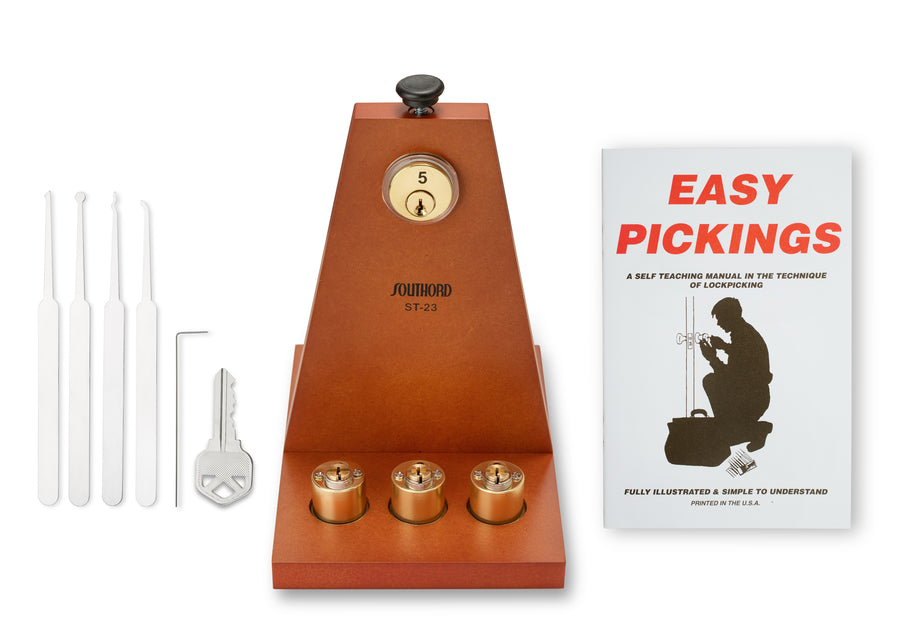 SouthOrd Repinnable Locksmith School-In-A-Box Lock Picking Training Kit Lock Pick Starter Kit Southord