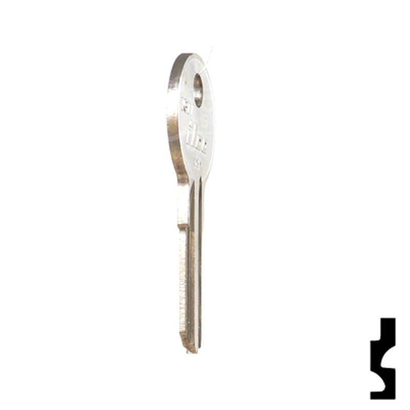 Uncut Key Blank | EZ-GO | 1677, 1919 Motor Sport Key Ilco