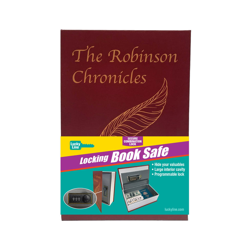 Lucky Line | Locking Diversion Book Safe 1/Pack Novelty Key Accessory Lucky Line