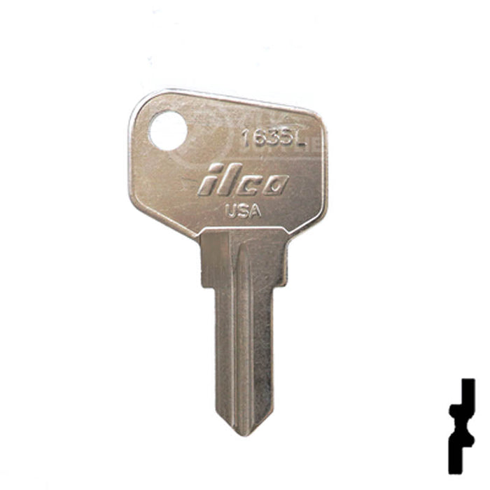 1635L ARFE Cam Lock Key Office Furniture-Mailbox Key Ilco