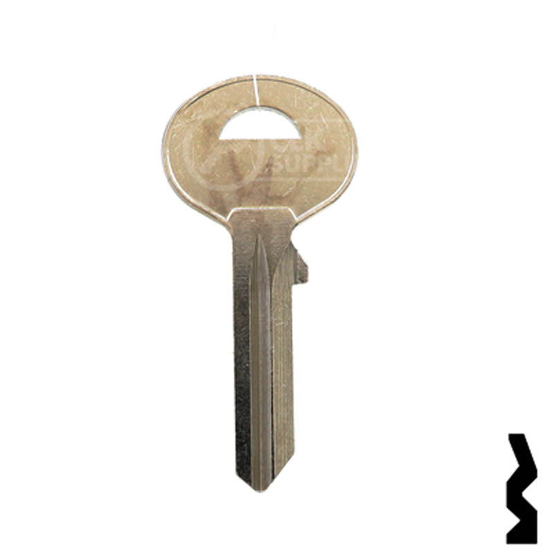 Uncut Key Blank | Sun Wilson Diplomat | 1636 — CLK Supplies