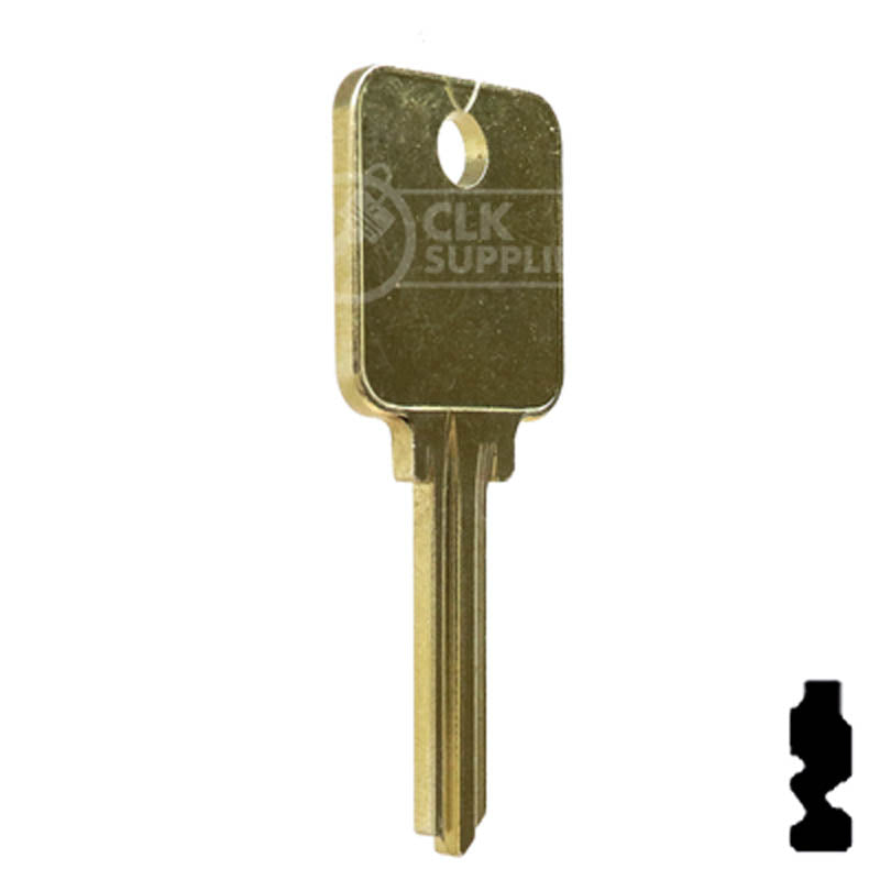 Uncut Key Blank | Medeco, Fire King | 1655 — CLK Supplies