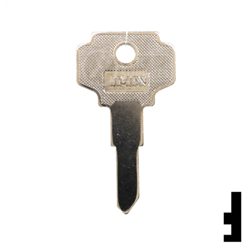 Uncut Key Blank | Bargman | BN1, K1122D — CLK Supplies