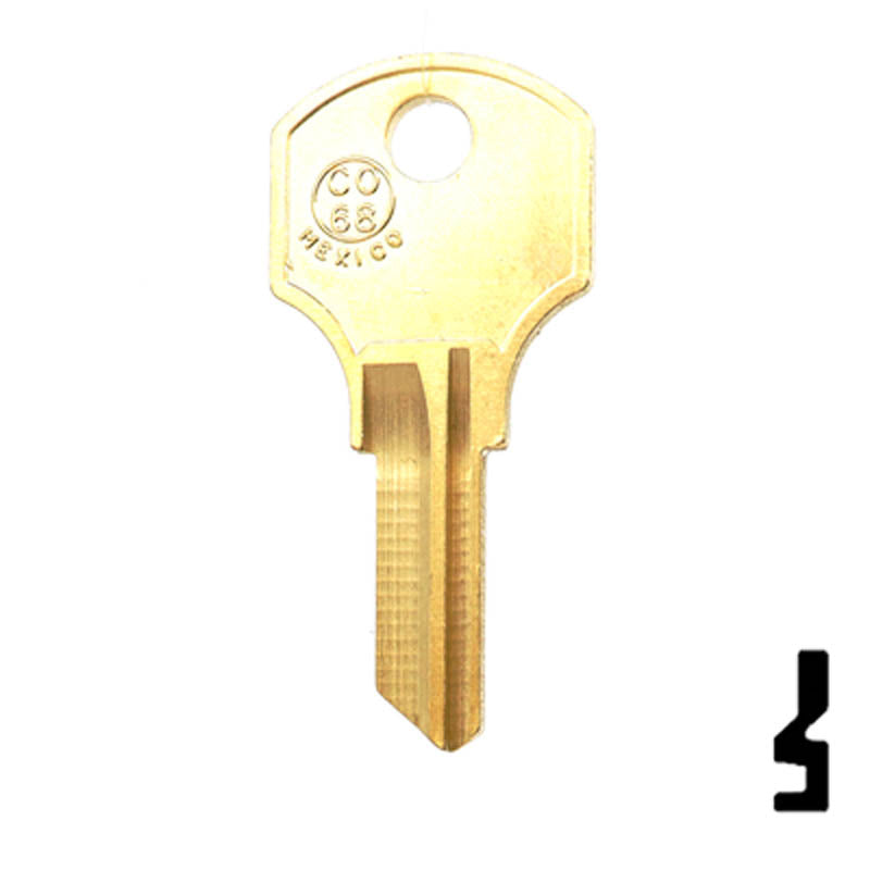 Uncut Key Blank | Corbin Russwin, Bobrick | CO68, S1000V — CLK