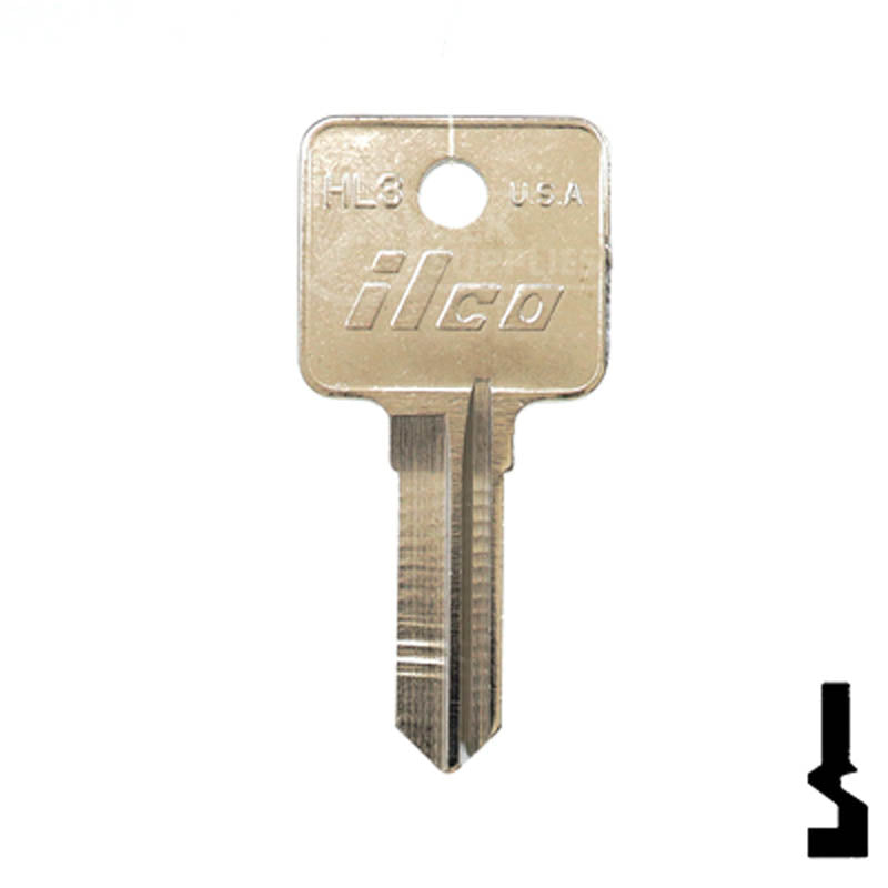 Uncut Key Blank | Hudson | HL3 — CLK Supplies