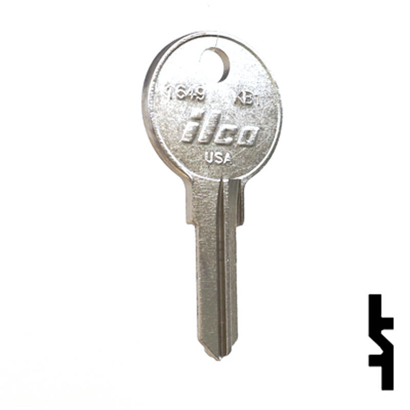 Kimball Key Uncut Key Blank | Kimball | KB1, 1649 — CLK Supplies