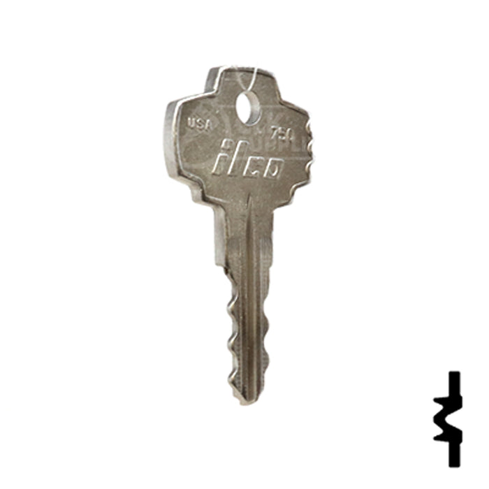 Precut Key Blank | Fort | 750 Office Furniture-Mailbox Key Ilco