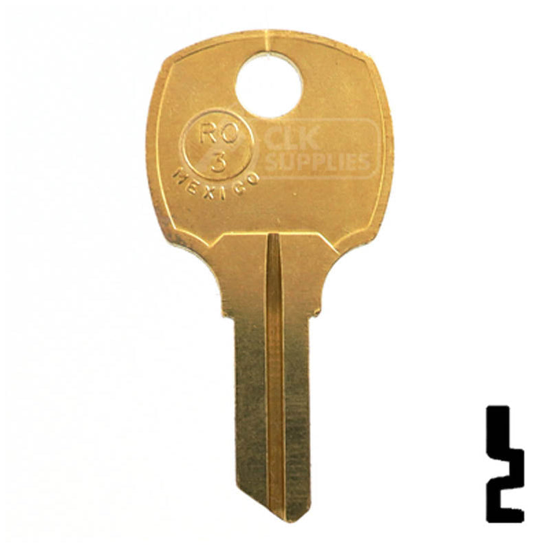 Uncut Key Blank | National | RO3, 1069N