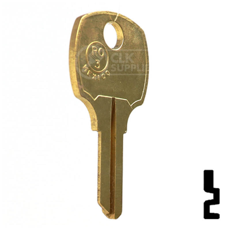 Uncut Key Blank | National | RO3, 1069N