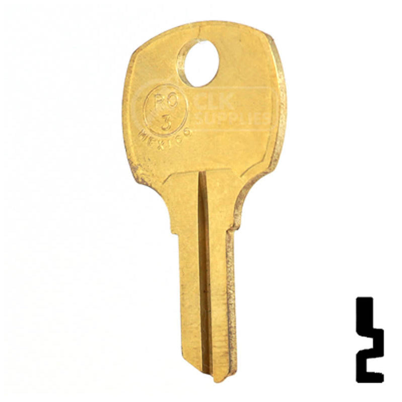 Uncut Key Blank | National | RO3, 1069N