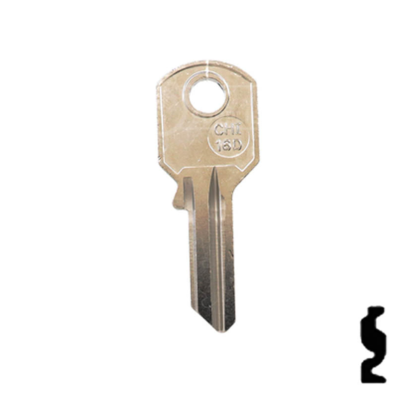 Uncut Key Blank | Chicago | S1041JA, KP9 — CLK Supplies
