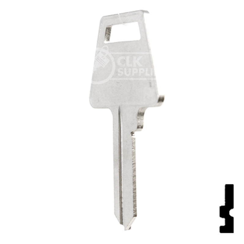American Padlock A1045 Space And Depth Keys – 6 Cut Blanks – Ilco/JMA – Locksmith Tool