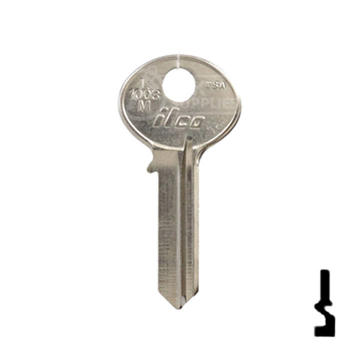 Uncut Key Blank | CCL | L1003M Office Furniture-Mailbox Key Ilco