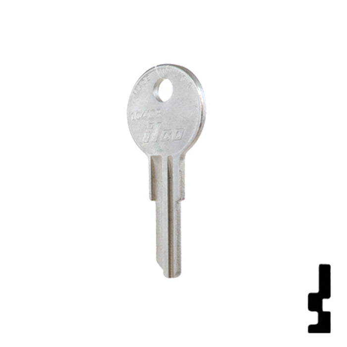 Uncut Key Blank | Chicago | 1041TR Office Furniture-Mailbox Key Ilco