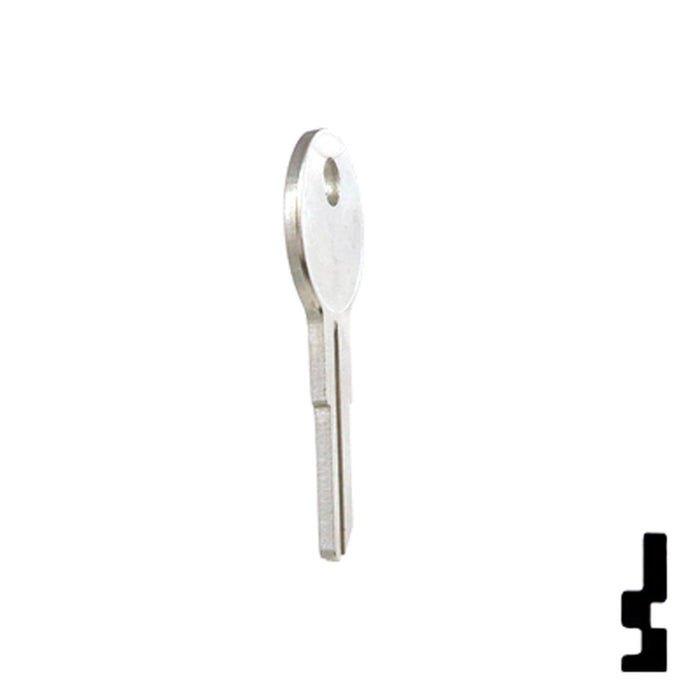 Uncut Key Blank | Chicago | 1041TR Office Furniture-Mailbox Key Ilco