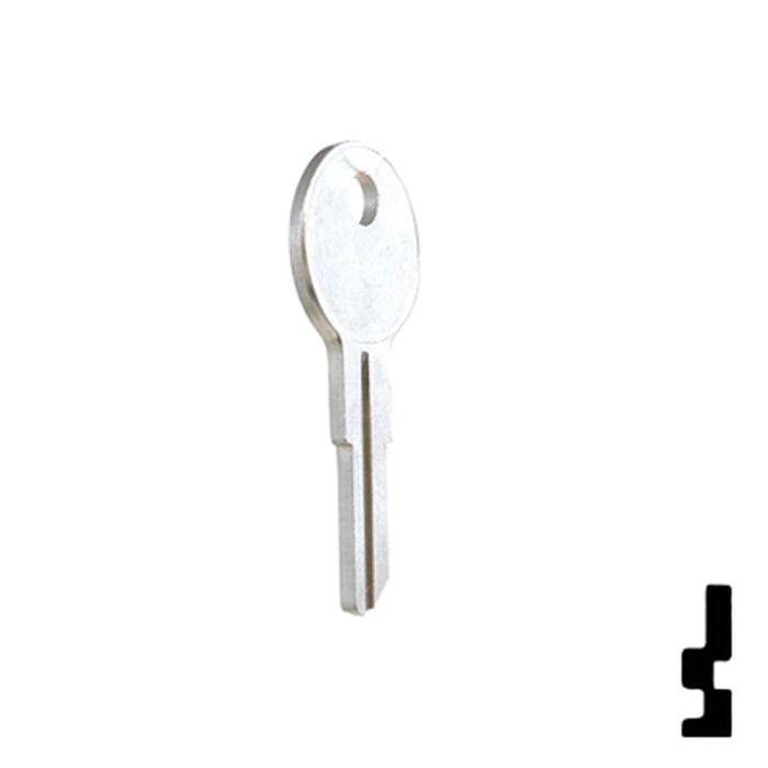 Uncut Key Blank | Chicago | 1041TR Office Furniture-Mailbox Key Ilco