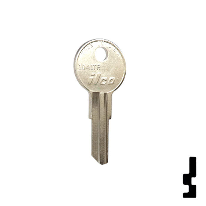 Uncut Key Blank | Chicago | 1041TR Office Furniture-Mailbox Key Ilco