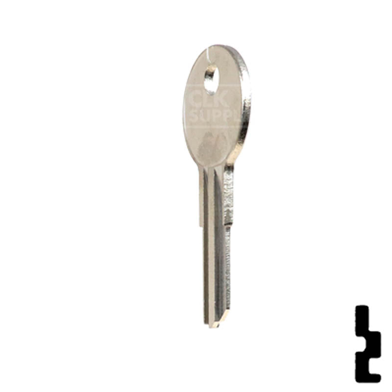 Uncut Key Blank | Chicago | C1041C Office Furniture-Mailbox Key Ilco