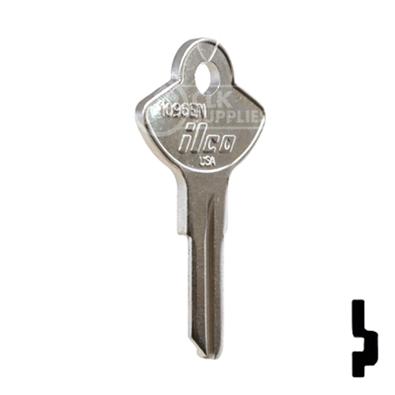 Uncut Key Blank | Chicago, Elgin | 1096EN Office Furniture-Mailbox Key Ilco