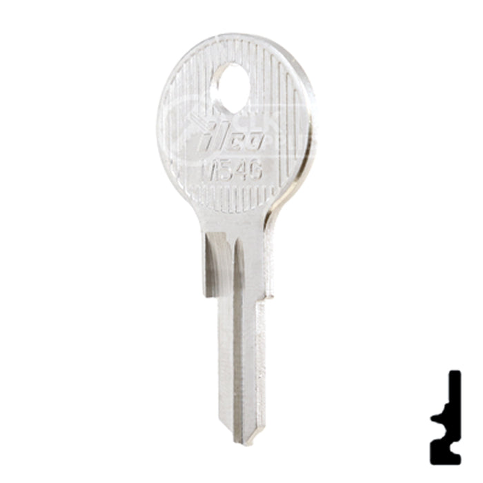 Uncut Key Blank | Fort | M54G Office Furniture-Mailbox Key Ilco