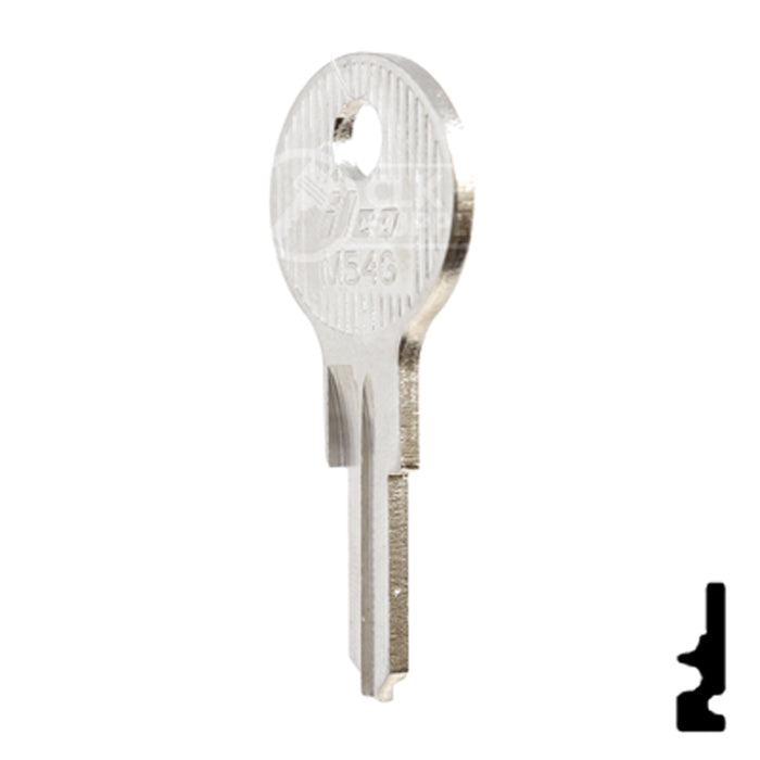 Uncut Key Blank | Fort | M54G Office Furniture-Mailbox Key Ilco