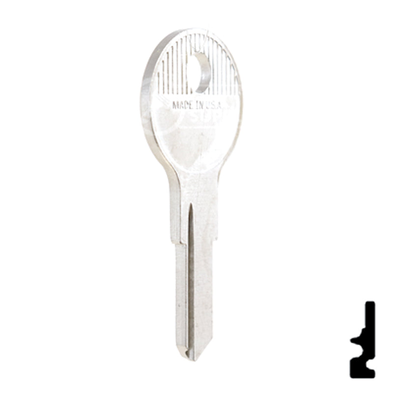 Uncut Key Blank | Fort | M54G Office Furniture-Mailbox Key Ilco
