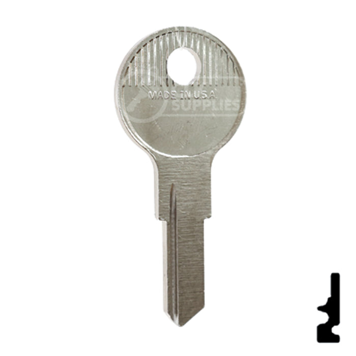Uncut Key Blank | Fort | M54G Office Furniture-Mailbox Key Ilco