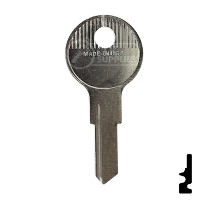 Uncut Key Blank | Fort | M54G Office Furniture-Mailbox Key Ilco