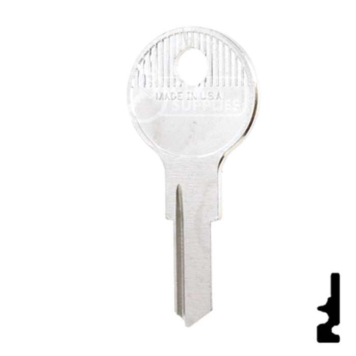 Uncut Key Blank | Fort | M54G Office Furniture-Mailbox Key Ilco