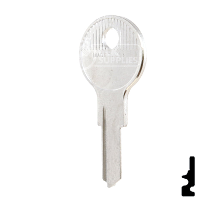Uncut Key Blank | Fort | M54G Office Furniture-Mailbox Key Ilco